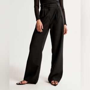 A&F Sloane Tailored Wide Leg Pant